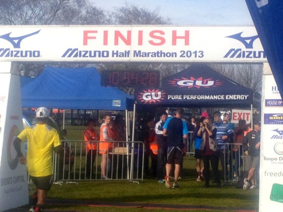 Taupo Half Finish 2013