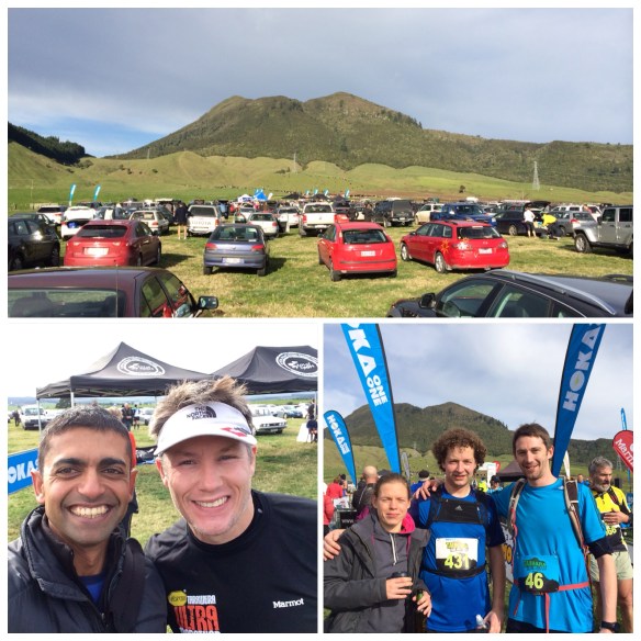 View of race start - with Ben and the guys from Wellington Running Meetup
